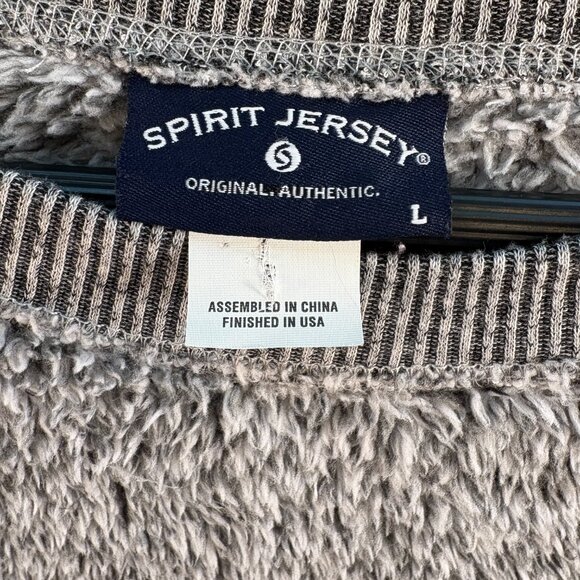St. Joseph's College New York Spirit Jersey Gray Fleece Pullover Sweater Men's L - Picture 5 of 10